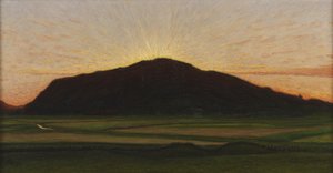 Avondgloed, 1909 door Karl Fredrick Nordstrom