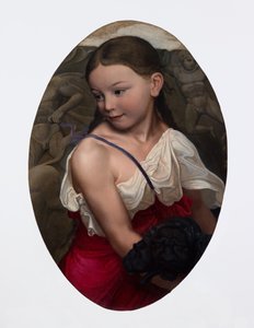 Portret van de dochter van de kunstenaar, Susanne door Karl Friedrich Schinkel