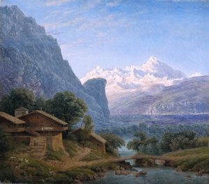 Zicht op de Mont Blanc