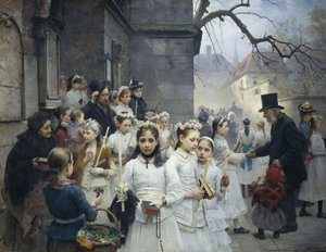 Na de Eerste Communie door Karl Frithjof Smith