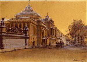 Het Panayev Theater in Sint-Petersburg door Karl Geftler