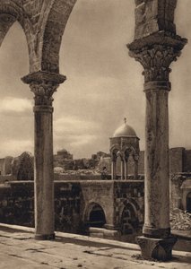 Jeruzalem, arcades op de plaats van de tempel door Karl Grober