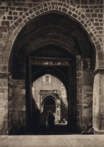 Jeruzalem, ingang naar de plaats van de tempel door Karl Grober