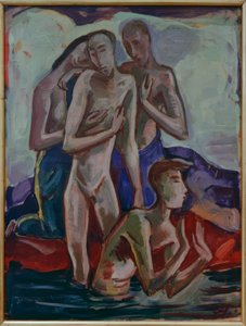 Doop in de Jordaan door Karl Hofer