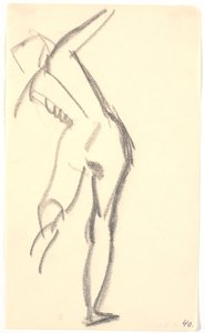 Staand Model, van Achteren Gezien