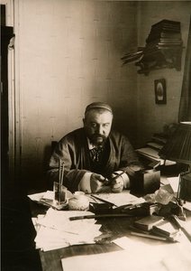 De auteur Alexander Ivanovich Kuprin (zwart-wit foto)