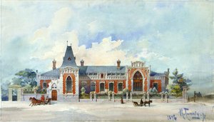 Het huis van Alexey Alexandrovich Bakhrushin in Moskou
