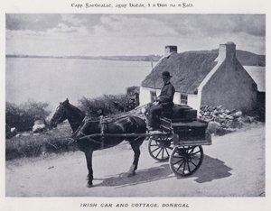 Ierse Kar en Cottage, Donegal door Karl Karlovich Piratsky