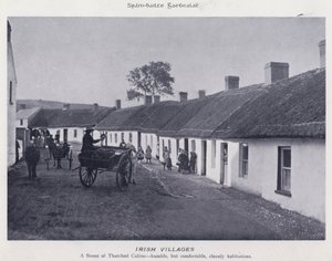 Ierse dorpen (zwart-wit foto) door Karl Karlovich Piratsky