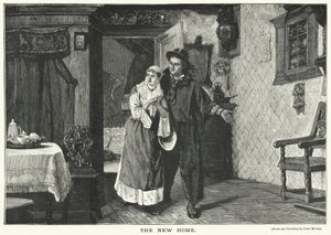 Het nieuwe huis (gravure)