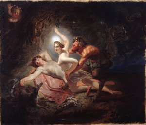 Diana, Endymion en een sater