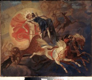 Zonsverduistering, het afscheid van Diana aan Apollo