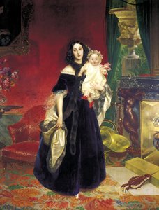 Maria Arkadyevna Stolypina Beck met haar dochter