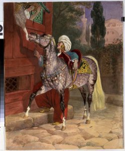Rendez-vous in Constantinopel door Karl Pavlovich Bryullov