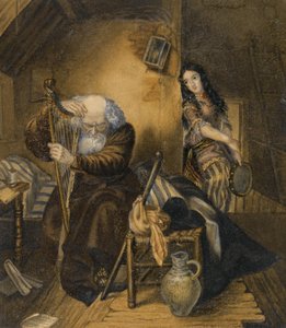 Illustratie bij de roman Wilhelm Meisters Leerjaren van Johann Wolfgang von Goethe