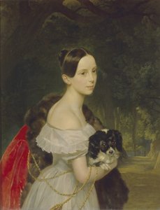 Portret van Ulyana M. Smirnova, 1837-1840 door Karl Pavlovich Bryullov