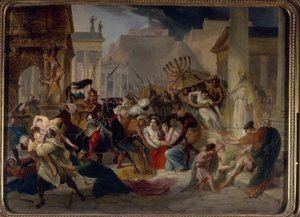De plundering van Rome in 455 door Karl Pavlovich Bryullov