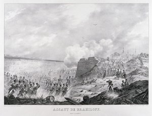 De bestorming van het Brailov-fort op 15 juni 1828, 1829 door Karl Petrovich Beggrov
