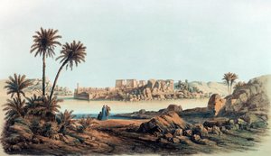 Gezicht op Philae