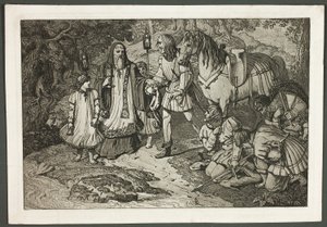 Rudolph van Habsburg en de Priester door Karl Russ