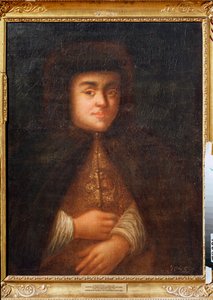 Portret van tsarina Natalia Naryshkina (1651-1694), echtgenote van Alexis I van Rusland