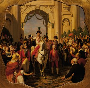 De intocht van keizer Franz I. (II.) van Oostenrijk in Wenen 1814