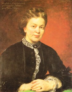 Duits: Marie Freifrau von Ebner-Eschenbach door Karl von Blaas