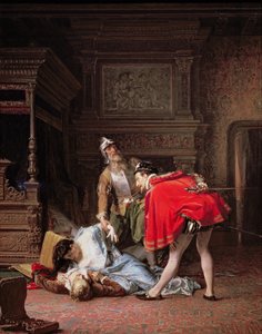 Een scène van de Bartholomeusnacht