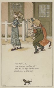 Tell Tale Tit door Kate (after) Greenaway