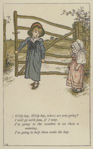 Willy jongen, Willy jongen, waar ga je heen door Kate (after) Greenaway