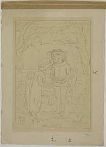 Ontdekking van het vogelnest door Kate Greenaway