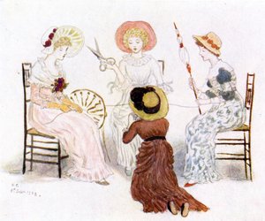 Kate Greenaway voor de lotsbestemmingen door Kate Greenaway