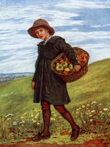 Op Weg naar het Dorp door Kate Greenaway door Kate Greenaway