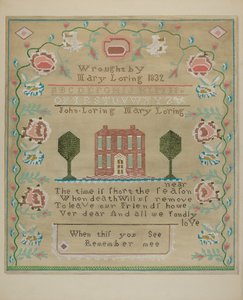 Sampler, c. 1937 door Katherine Hastings