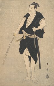 Een acteur als Sadakuro in de zevenenveertig Ronins, eind 18e-begin 19e eeuw door Katsukawa Shun