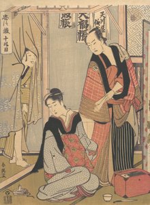 Scène uit de Tiende Act van Chushingura, ca. 1790