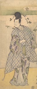 De acteur Sawamura Sojuro III als een edelman die poëzie schrijft, 1782