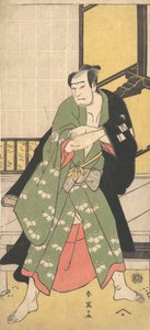 De Derde Sawamura Sojuro als een Man die met Wijd Uitstaande Voeten Staat, ca. 1795 door Katsukawa Shun