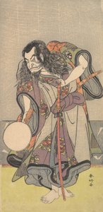 De eerste Nakamura Nakazo als een samoerai, ca. 1780 door Katsukawa Shunko