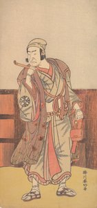 De eerste Nakamura Nakazo in de rol van Shimada no Hachizo, 4e maand, 1783