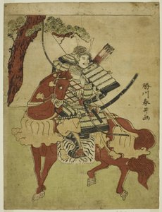 Krijger te Paard door Katsukawa Shunsei