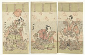 Acteurstriptiek door Katsukawa Shunsho
