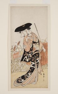 Acteur Segawa Kikunojo III als Vos Okiku (Okiku-gitsune)