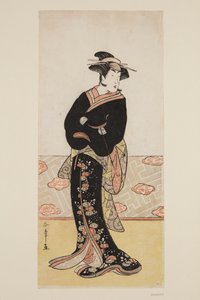 Acteur Segawa Kikunojo III als Ohan