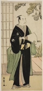 De Acteur Ichikawa Danjuro V als Oboshi Yuranosuke in het Toneelstuk Kanadehon Chushingura, Opgevoerd in het Nakamura Theater in de Vijfde Maand, 1783 door Katsukawa Shunsho
