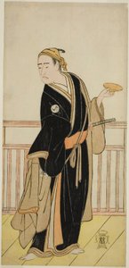 De Acteur Ichikawa Yaozo III als Oboshi Yuranosuke in het Stuk Kanadehon Chushingura, Opgevoerd in het Nakamura Theater in de Vijfde Maand, 1786 door Katsukawa Shunsho