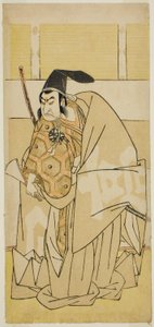 De Acteur Nakamura Nakazo I als Ko no Moronao in het Toneelstuk Kanadehon Chushingura, Opgevoerd in het Morita Theater in de Achtste Maand, 1779