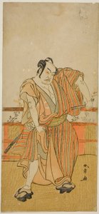De Acteur Nakamura Sukegoro II in een Onbekende Rol door Katsukawa Shunsho