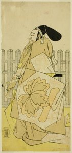 De acteur Nakayama Kojuro VI als Ko no Moronao in het stuk Kanadehon Chushingura, uitgevoerd in het Nakamura Theater in de vijfde maand, 1786 door Katsukawa Shunsho