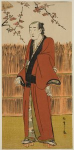 De Acteur Onoe Matsusuke I als Baramon no Kichi in het Toneelstuk Hatsumombi Kuruwa Soga, Opgevoerd in het Nakamura Theater in de Eerste Maand, 1780 door Katsukawa Shunsho